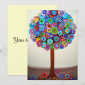 BAR BAT MITZVAH INVITATIES PER PRISARTS KAART (Voorkant / Achterkant)