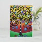 BAR BAT MITZVAH INVITATIES PER PRISARTS KAART (Staand voorkant)