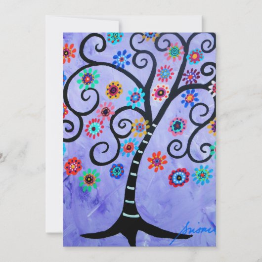 BAR BAT MITZVAH INVITATIES PER PRISARTS KAART (Voorkant)