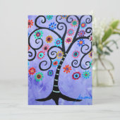 BAR BAT MITZVAH INVITATIES PER PRISARTS KAART (Staand voorkant)