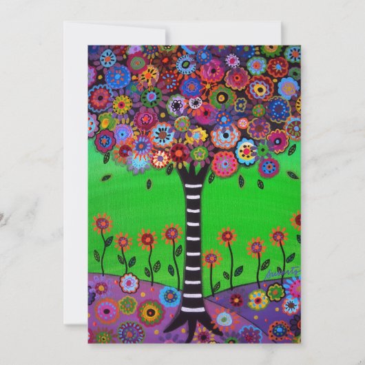 BAR BAT MITZVAH INVITATIES PER PRISARTS KAART (Voorkant)