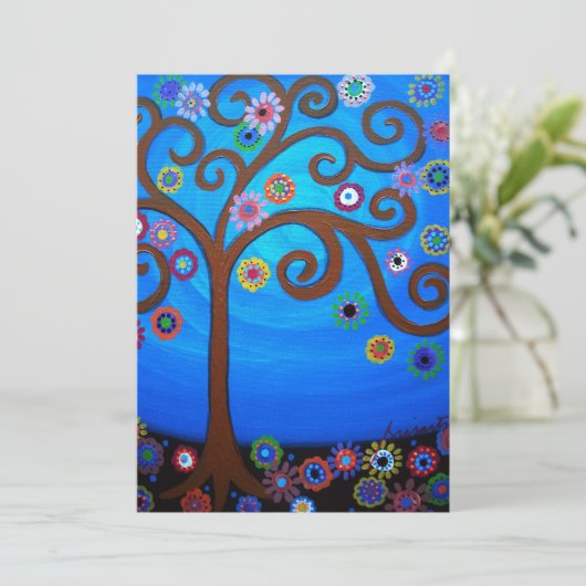 BAR BAT MITZVAH INVITATIES PER PRISARTS KAART (Staand voorkant)