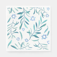 Bar Bat Mitzvah Joodse Trouw Hanukkah Aquarel