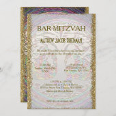 Bar/Bat Mitzvah Kaballah Kaart (Voorkant / Achterkant)