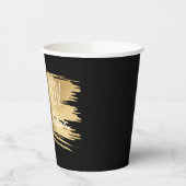 Bar Bat Mitzvah Paper Cup Elegant Gold Papieren Bekers (Links)