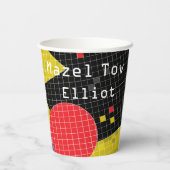 Bar Bat Mitzvah Paper Cup Game On Papieren Bekers (Achterkant)