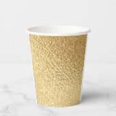 Bar Bat Mitzvah Paper Cup Gold en Black Papieren Bekers (Achterkant)