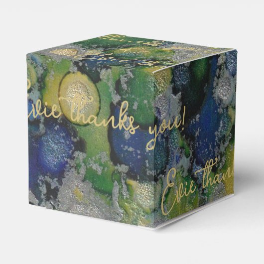 Bar Bat Mitzvah Party Blast Classic Bedankdoosjes (Achterkant)