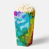 Bar Bat Mitzvah plons van kleur Bedankdoosjes (Popped)