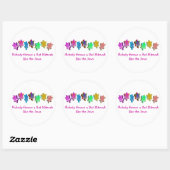 Bar/bat Mitzvah Ronde Sticker (Vel)