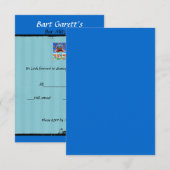 Bar Bat Mitzvah RSVP-kaart RSVP Kaartje (Voorkant / Achterkant)