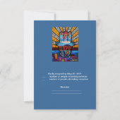 Bar Bat Mitzvah RSVP Kaartje (Achterkant)