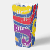 Bar Bat Mitzvah Swirls Bedankdoosjes (Achterkant)