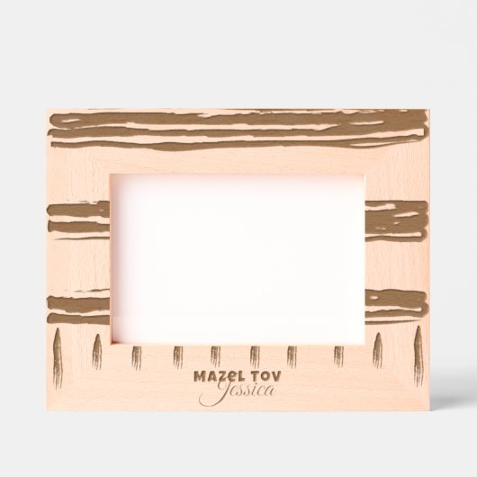 Bar Bat Mitzvah Tallit Gegraveerde Lijstjes (Voorkant)