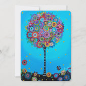 bar bat mitzvah TREE OF LIFE INVITATIONS Kaart (Voorkant)
