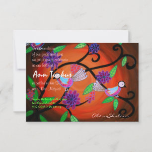 Bar Bat Mitzvah Uitnodiging