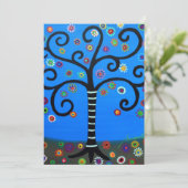 Bar Bat Mitzvah Uitnodiging (Staand voorkant)