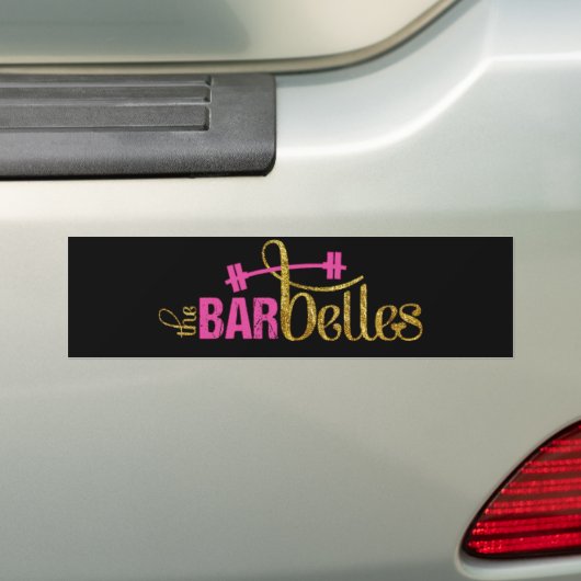 Bar Belles Bumpersticker (Op auto)
