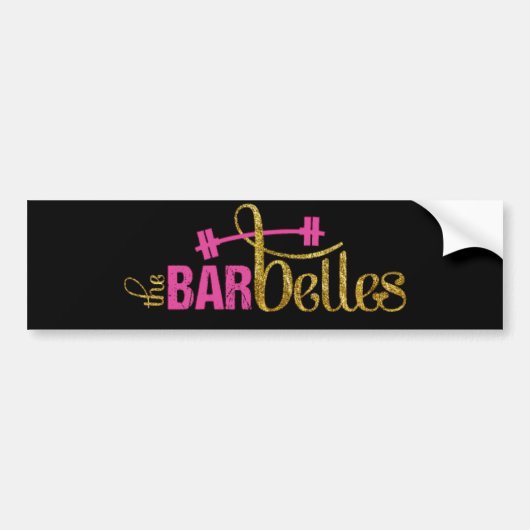 Bar Belles Bumpersticker (Voorkant)