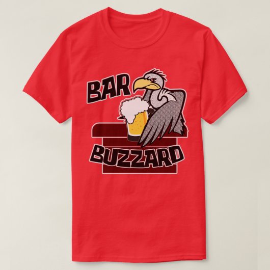 Bar Buzzard Comedy Drink T-shirt (Design voorkant)