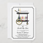 Bar Cart Stock de Uitnodiging van de Show van de S (Voorkant)
