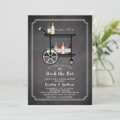 Bar Cart Stock de Uitnodiging van de Show van de S (Staand voorkant)