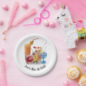 Bar Cocktails Collectie Papieren Bordje (Feest)