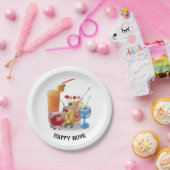 Bar Cocktails Collectie Papieren Bordje (Feest)