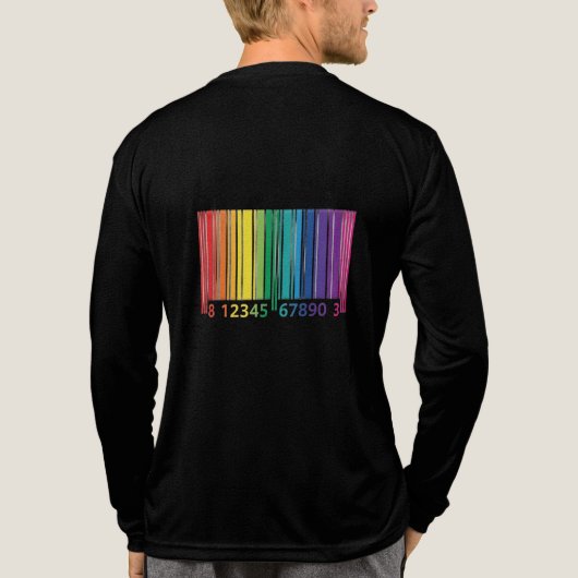 Bar Code 2nd edition Tri-Blend Shirt (Achterkant volledig)