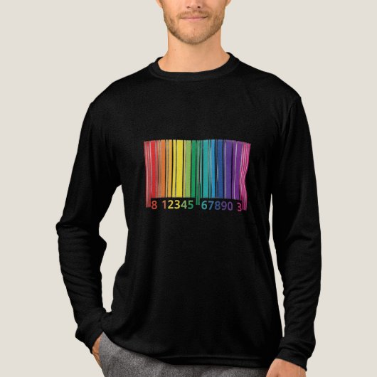 Bar Code 2nd edition Tri-Blend Shirt (Voorkant volledig)
