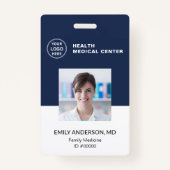 Bar Code ID Ziekenhuisarts Medewerker Badge (Voorkant)