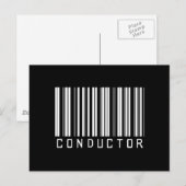 BAR CONDUCTOR DARK BRIEFKAART (Voorkant / Achterkant)