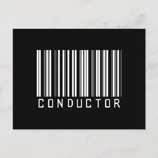BAR CONDUCTOR DARK BRIEFKAART (Voorkant)