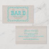Bar D Aangepaste ontwerpen Visitekaartje (Voorkant / Achterkant)