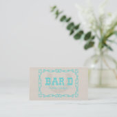Bar D Aangepaste ontwerpen Visitekaartje (Staand voorkant)