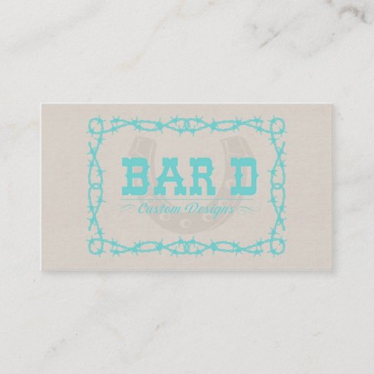 Bar D Aangepaste ontwerpen Visitekaartje (Voorkant)