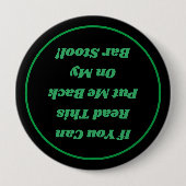 Bar Drink Humor Button (Voorkant)