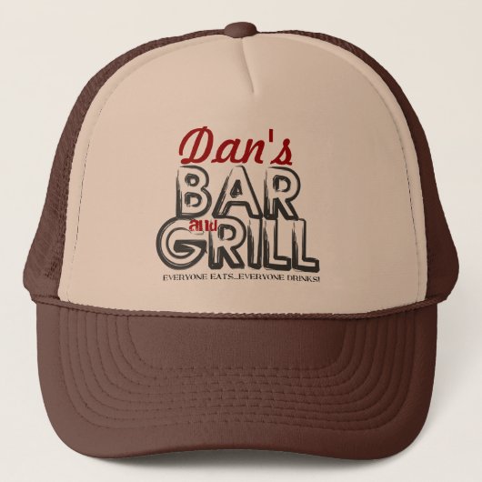 Bar en grill Trucker Hat Trucker Pet (Voorkant)