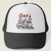 Bar en grill Trucker Hat Trucker Pet (Voorkant)