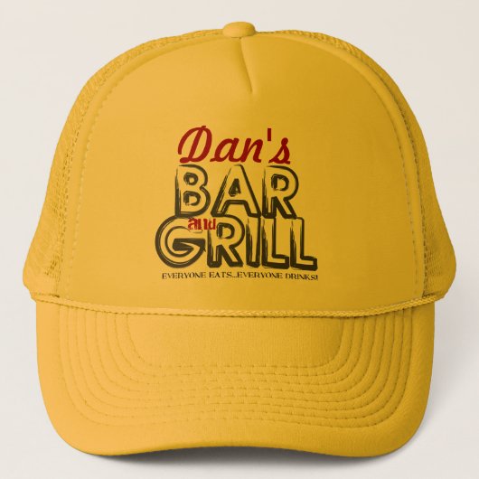 Bar en grill Trucker Hat Trucker Pet (Voorkant)