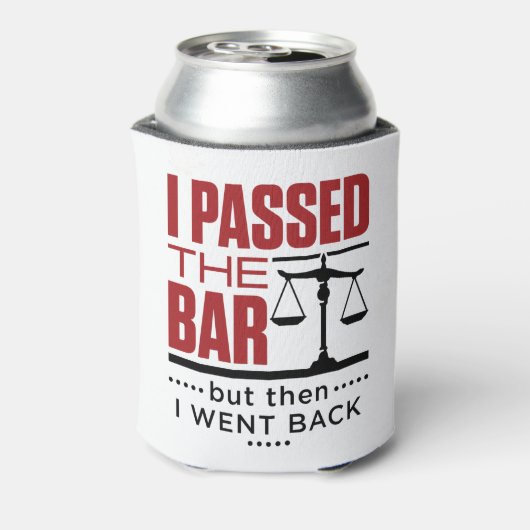 Bar Exam Funny Joke I ging de bar over Blikjeskoeler (Blikje Achterkant)