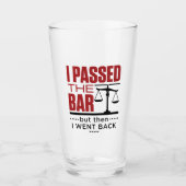 Bar Exam Funny Joke I ging de bar over Glas (Voorkant)