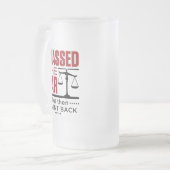 Bar Exam Funny Joke I ging de bar over Matglas Bierpul (Voorkant links)