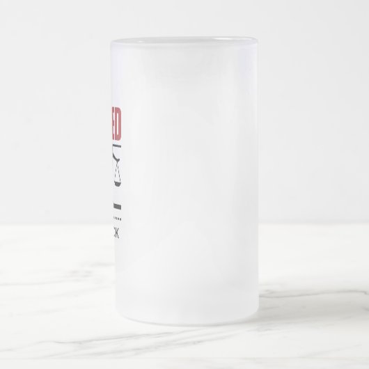 Bar Exam Funny Joke I ging de bar over Matglas Bierpul (Center)