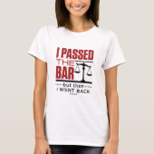 Bar Exam Funny Joke I ging de bar over T-shirt (Voorkant)