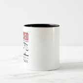 Bar Exam Funny Joke I ging de bar over Tweekleurige Koffiemok (Center)