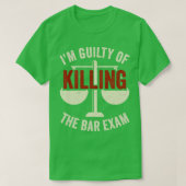 Bar Exam Passer Law School Afstuderen Afstuderen T-shirt (Design voorkant)