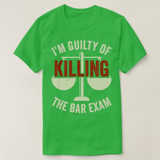 Bar Exam Passer Law School Afstuderen Afstuderen T-shirt (Design voorkant)