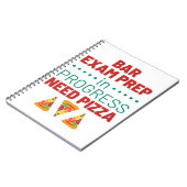 Bar Examen Prep in uitvoering vereist Pizza Notitieboek (Linkerzijde)