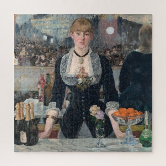 Bar Folies-Bergere Manet Impressionist Painting Legpuzzel (Verticaal)